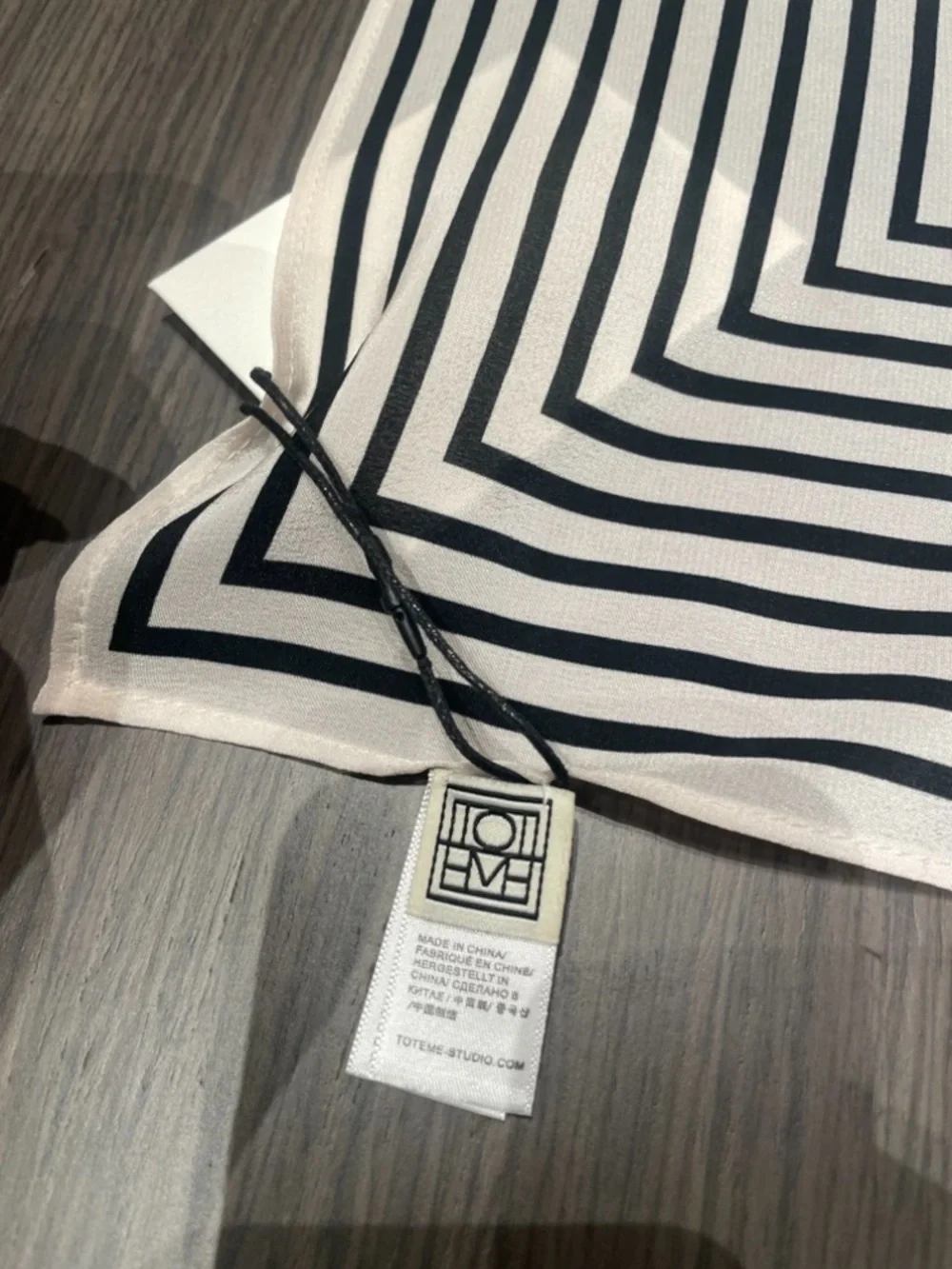Toteme silk scarf